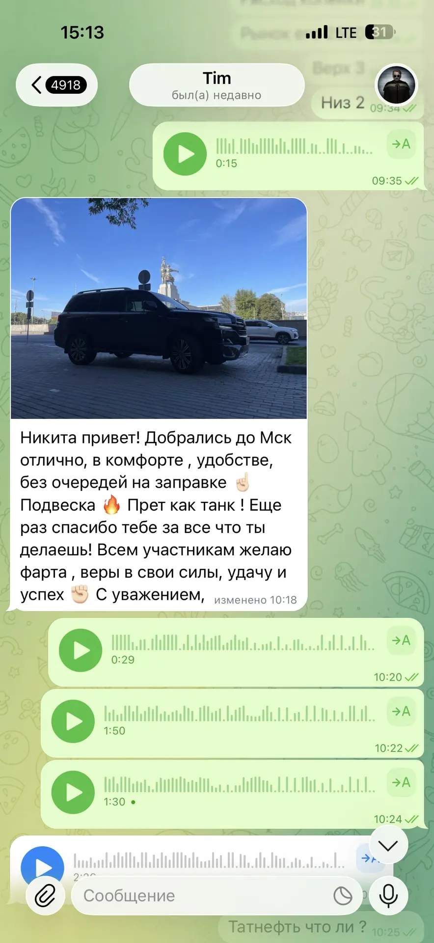 Изображение из сообщения канала