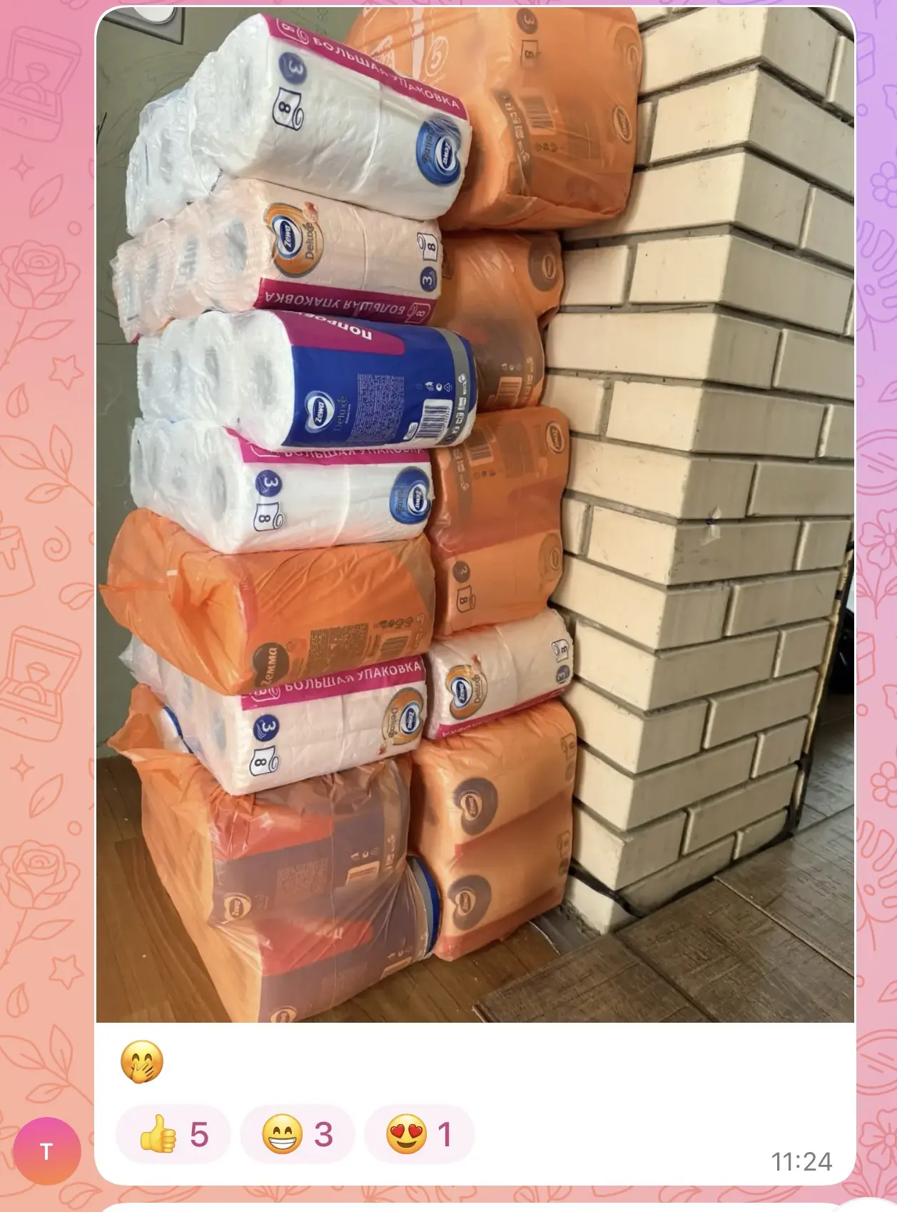 Изображение из сообщения канала