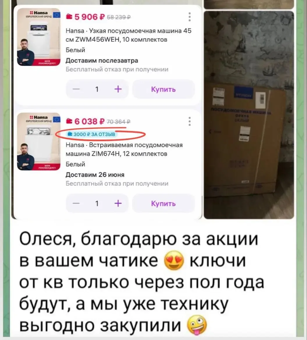 Изображение из сообщения канала