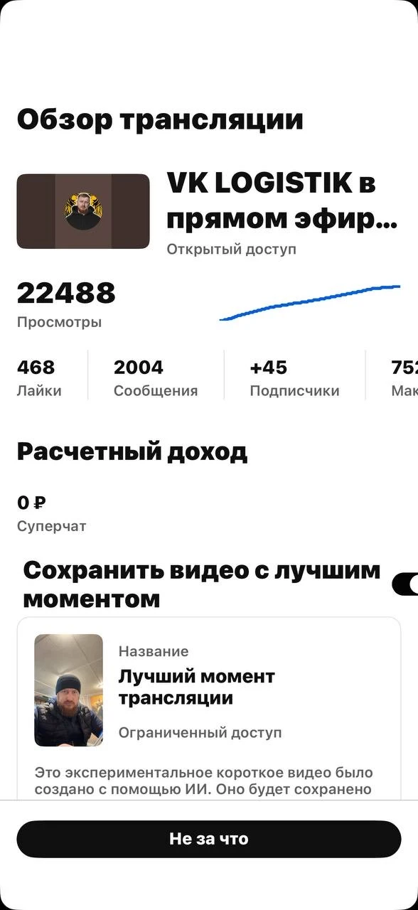 Изображение из сообщения канала