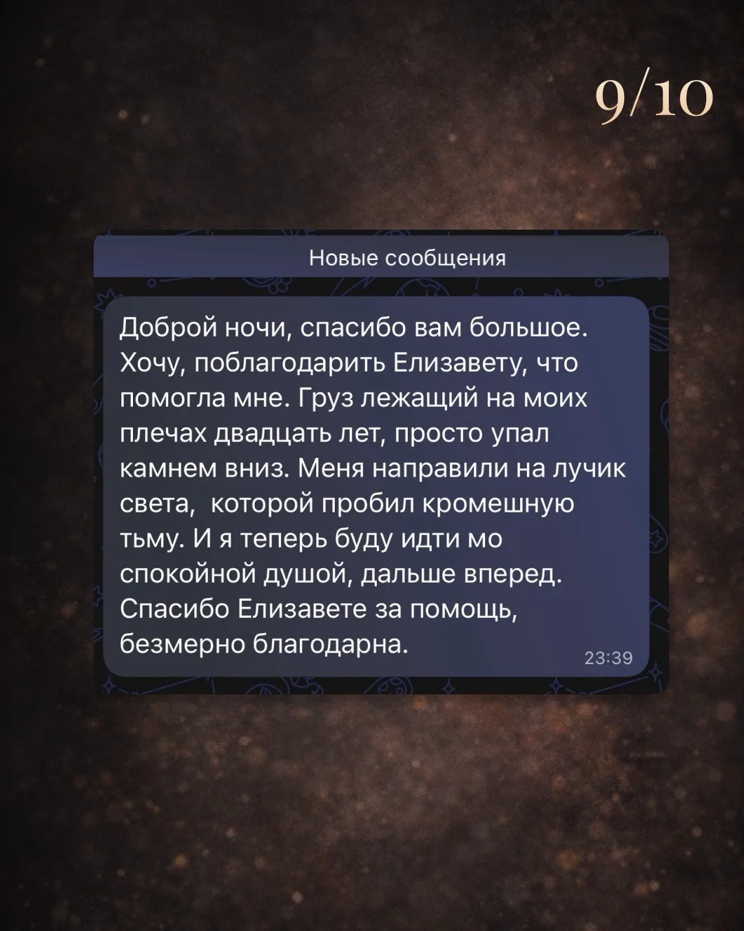 Изображение из сообщения канала
