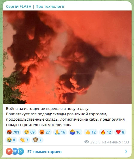 Изображение из сообщения канала