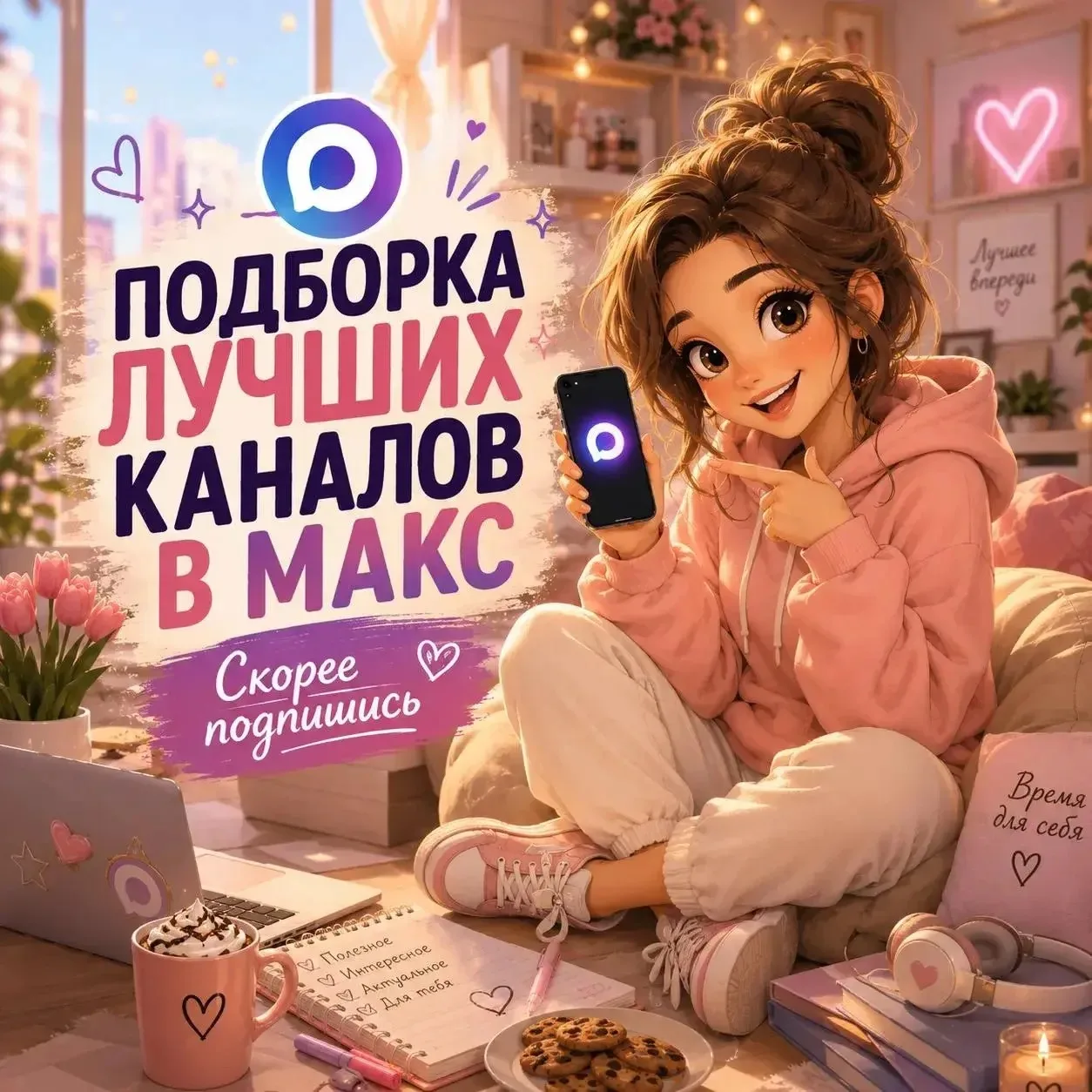 Изображение из сообщения канала