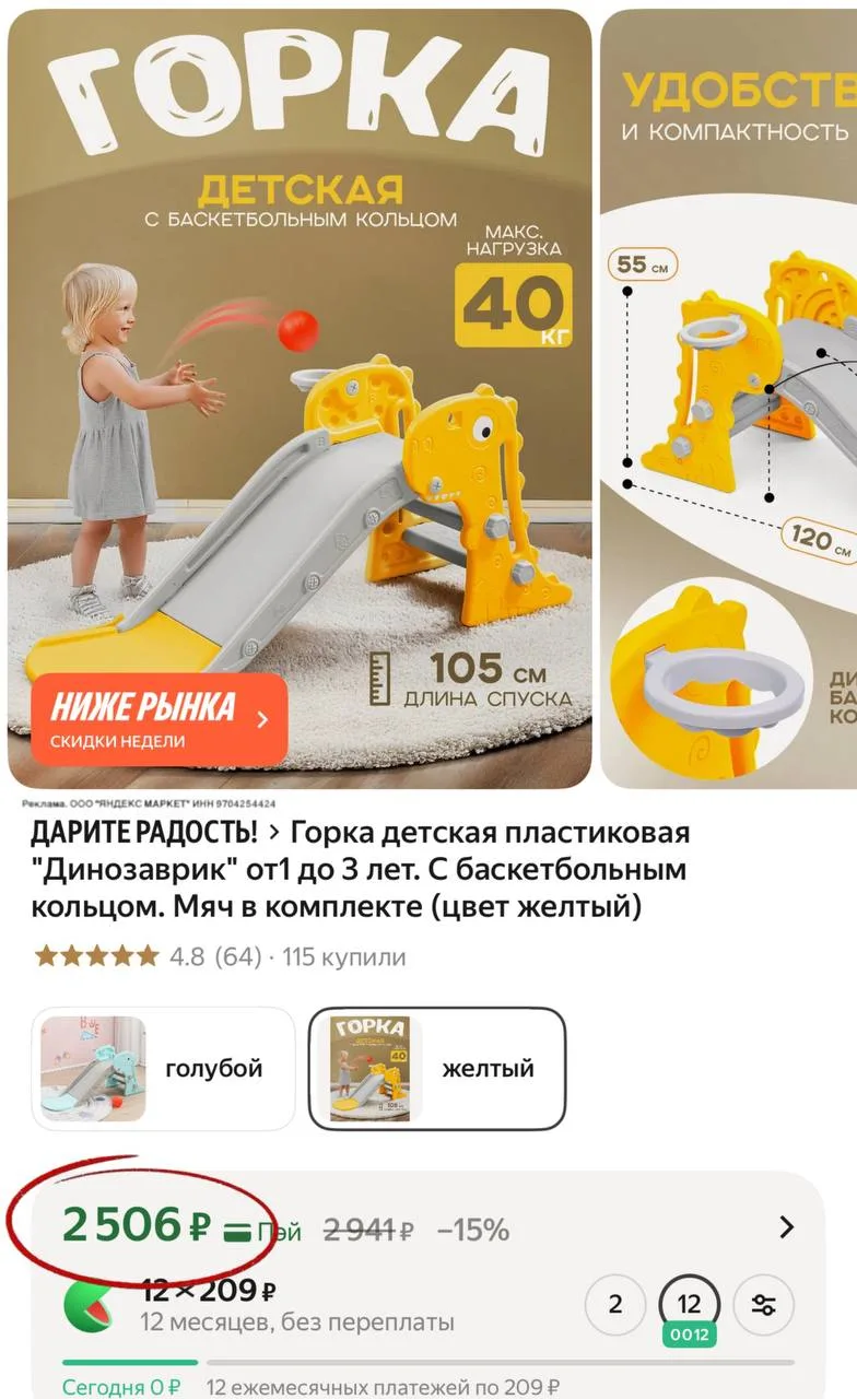Изображение из сообщения канала