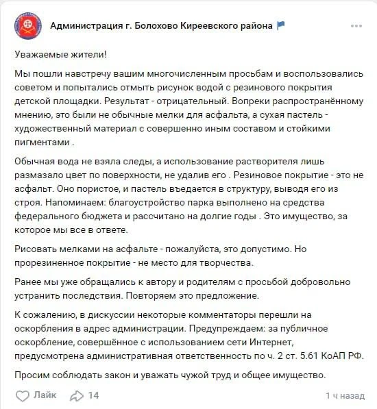 Изображение из сообщения канала