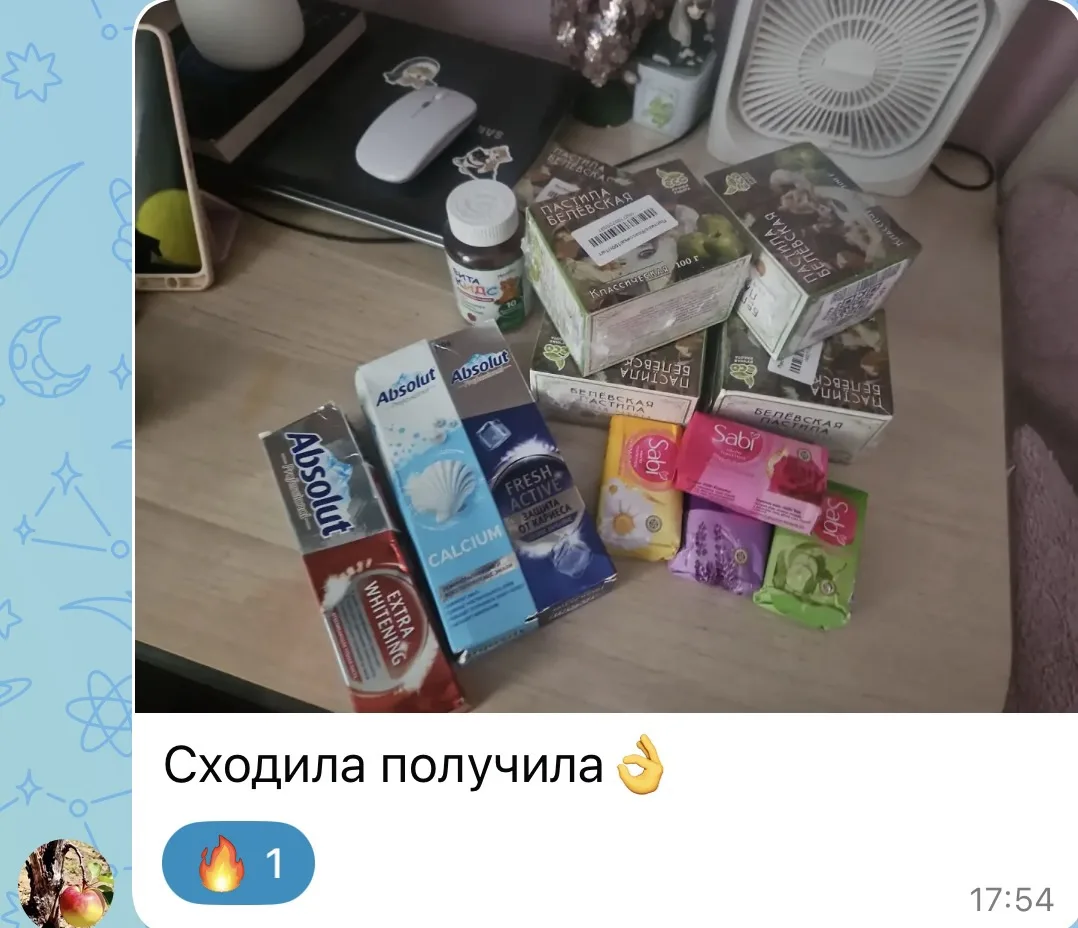Изображение из сообщения канала