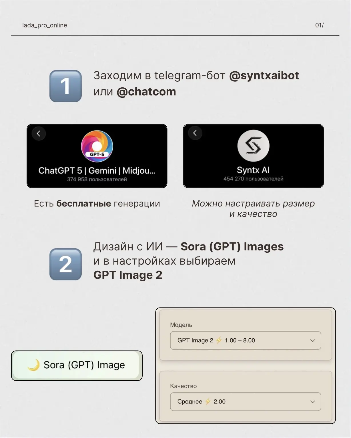 Изображение из сообщения канала