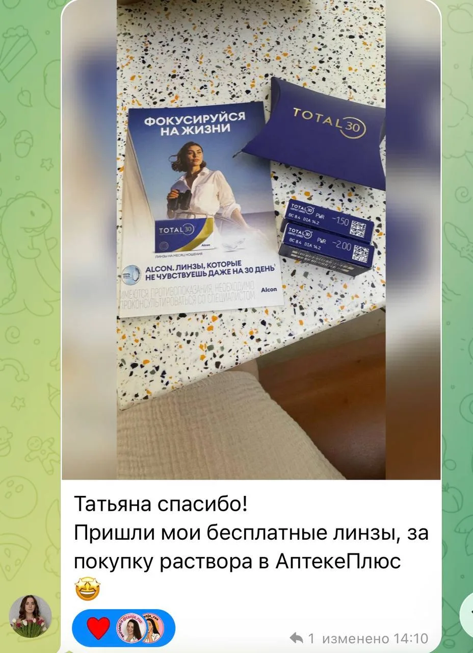 Изображение из сообщения канала