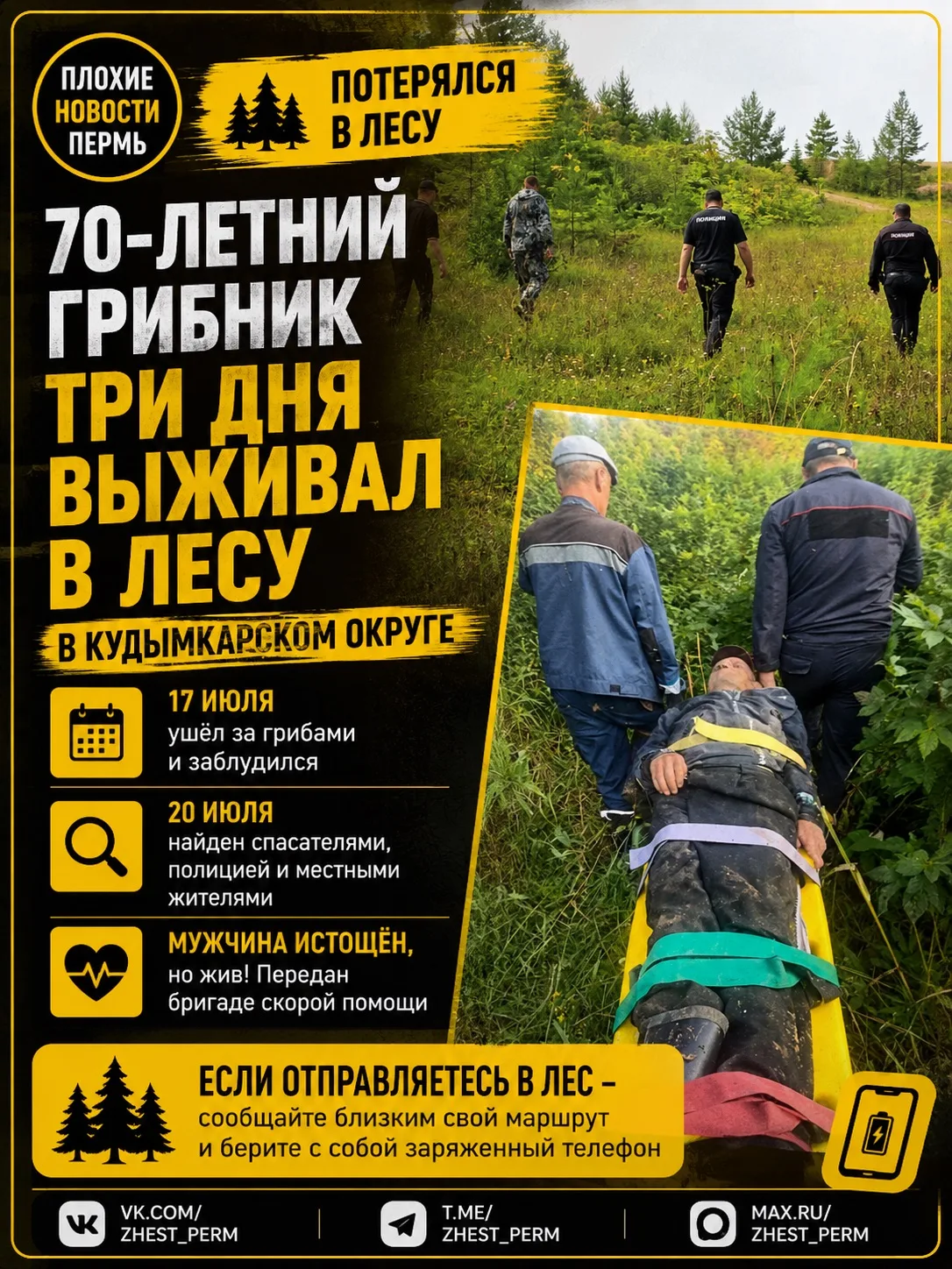 Изображение из сообщения канала