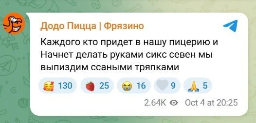Изображение из сообщения канала