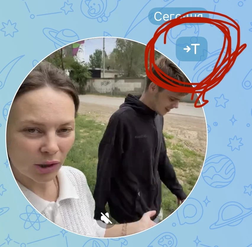 Изображение из сообщения канала