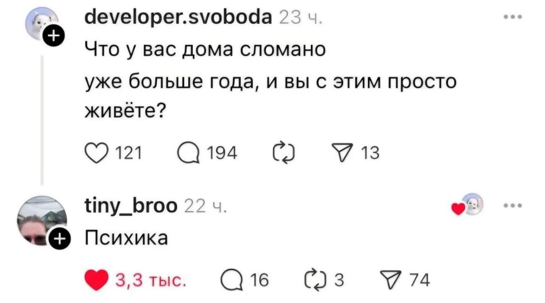 Изображение из сообщения канала