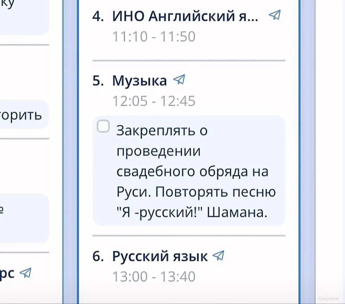 Изображение из сообщения канала