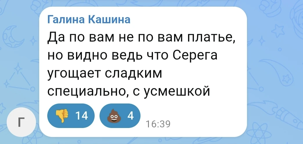 Изображение из сообщения канала
