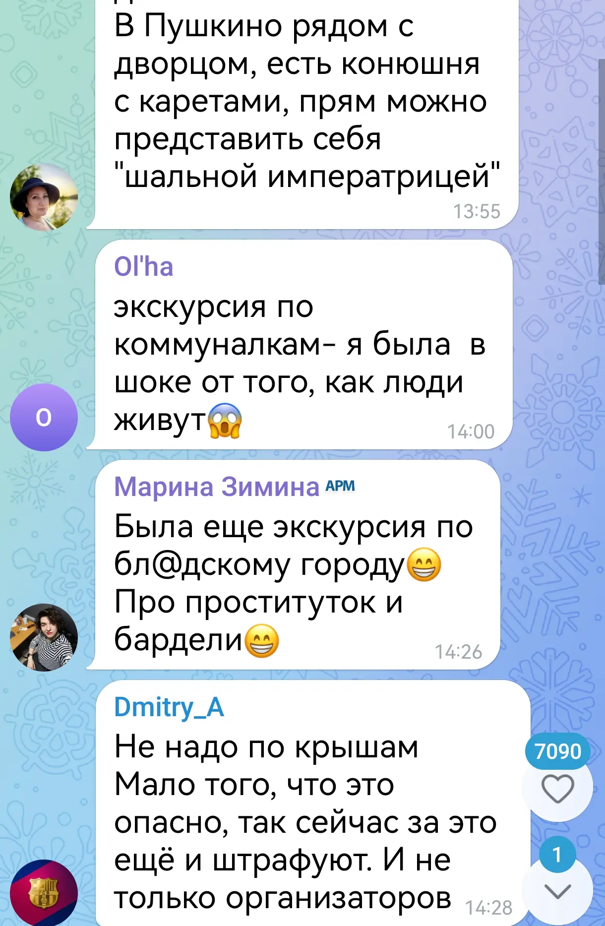 Изображение из сообщения канала