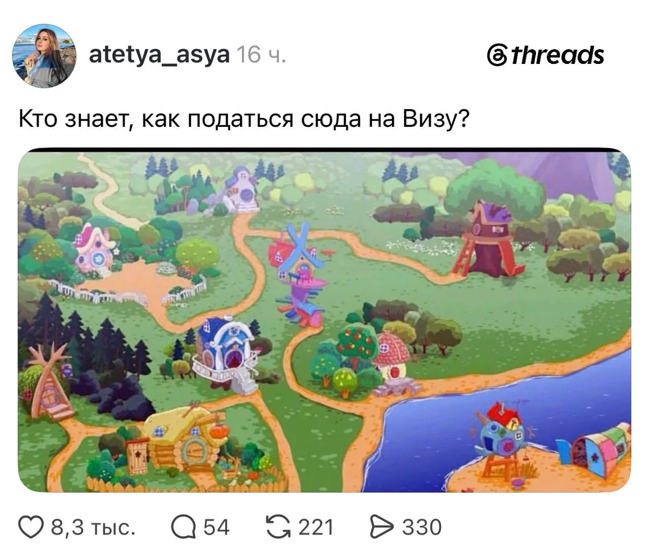 Изображение из сообщения канала