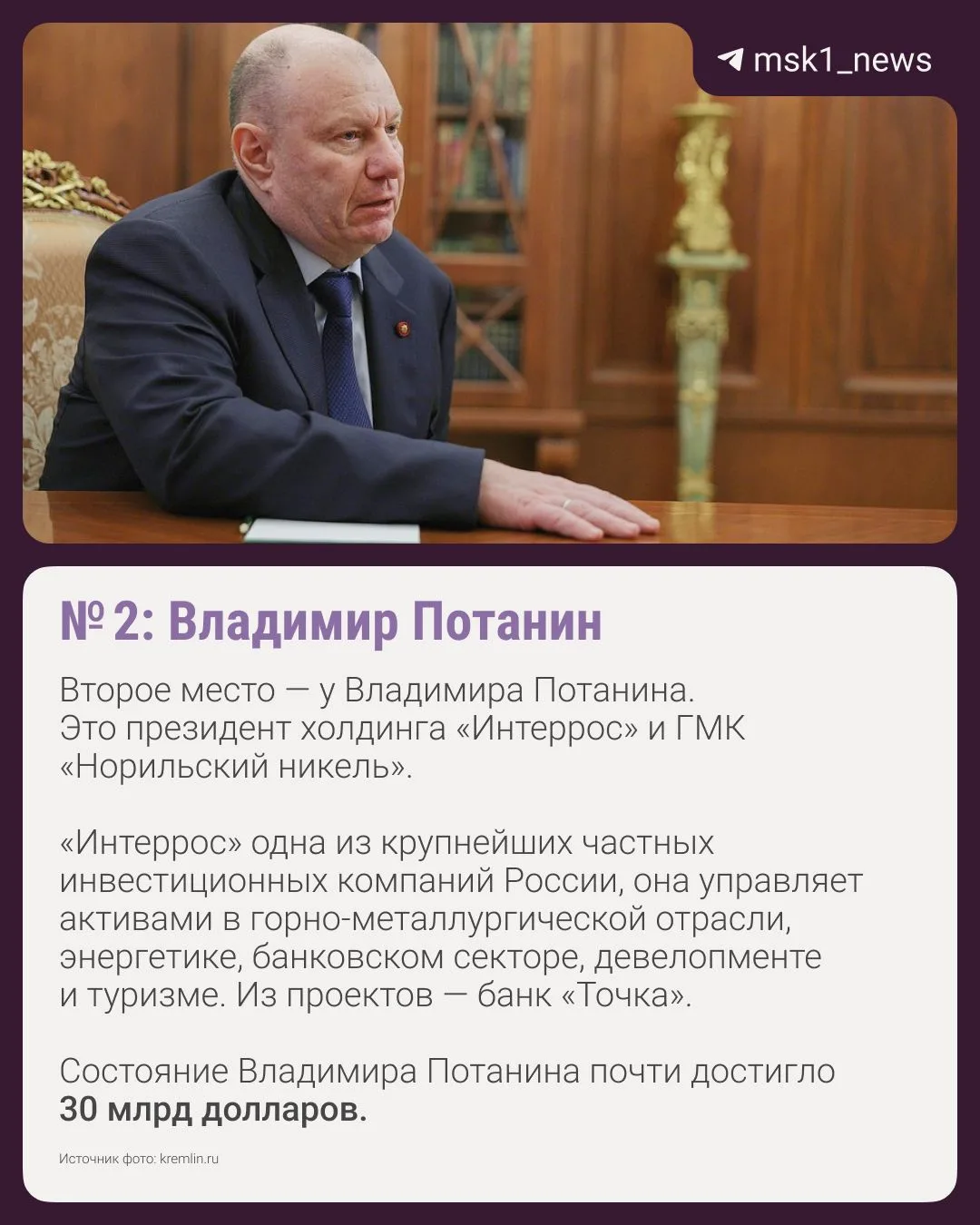 Изображение из сообщения канала