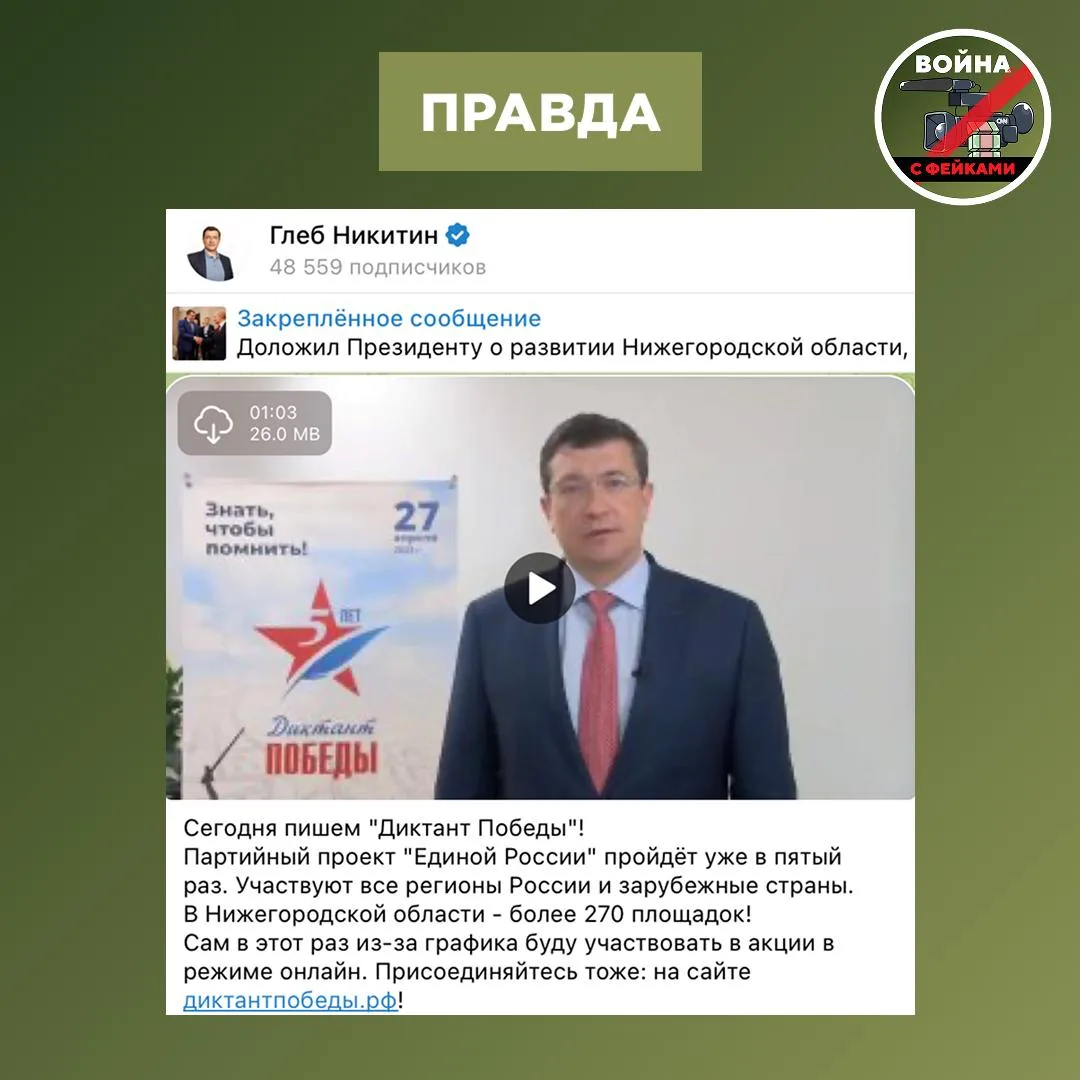 Изображение из сообщения канала