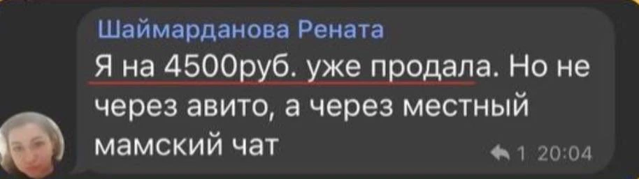 Изображение из сообщения канала
