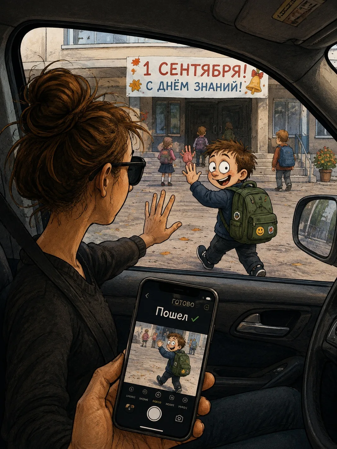 Изображение из сообщения канала