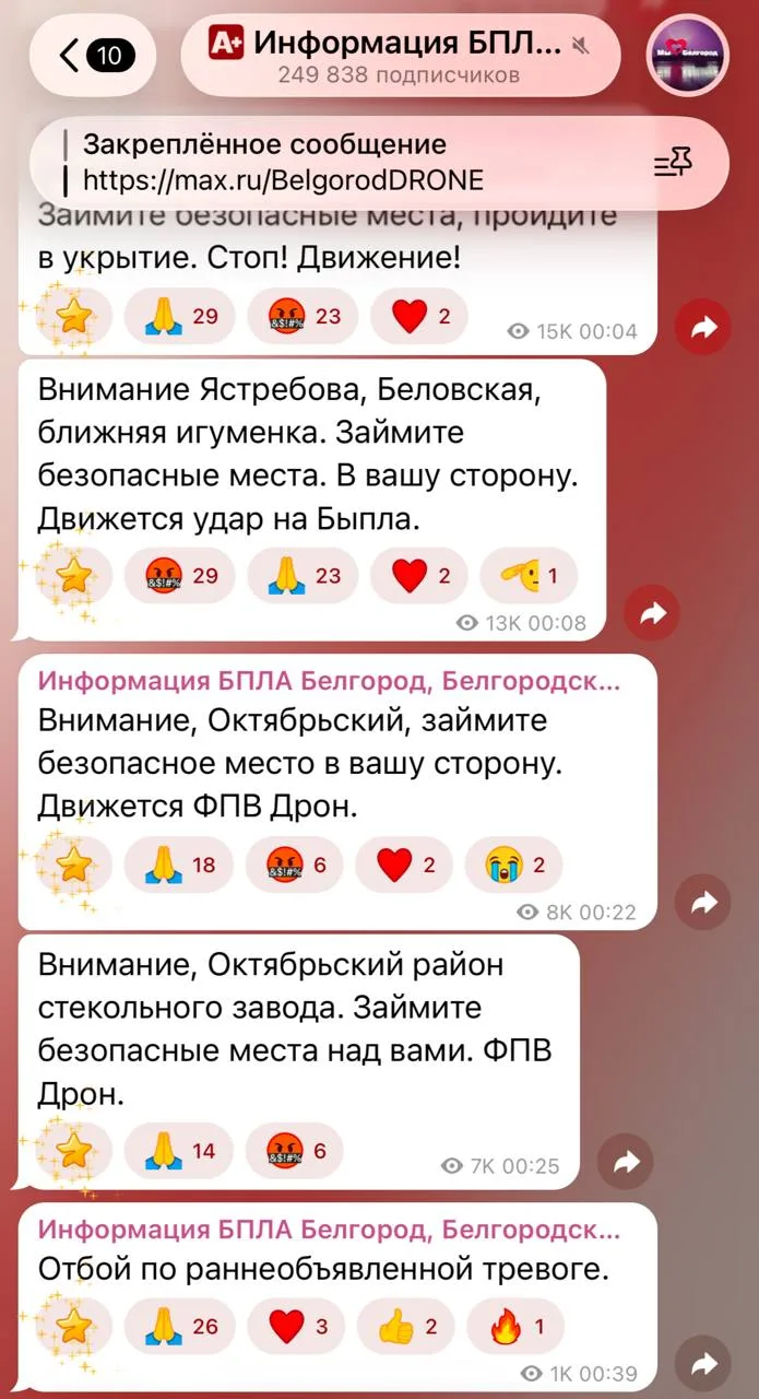 Изображение из сообщения канала