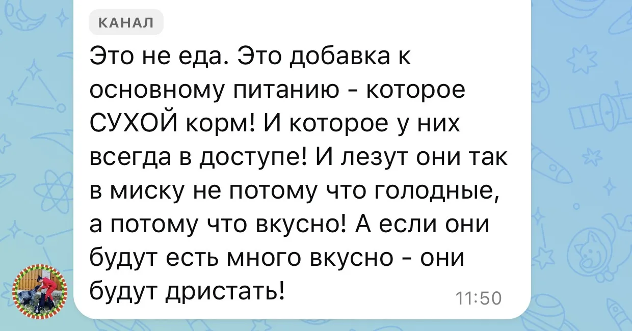 Изображение из сообщения канала
