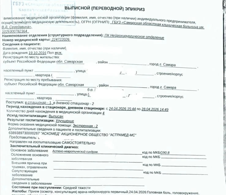 Изображение из сообщения канала