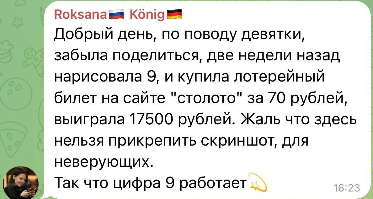 Изображение из сообщения канала