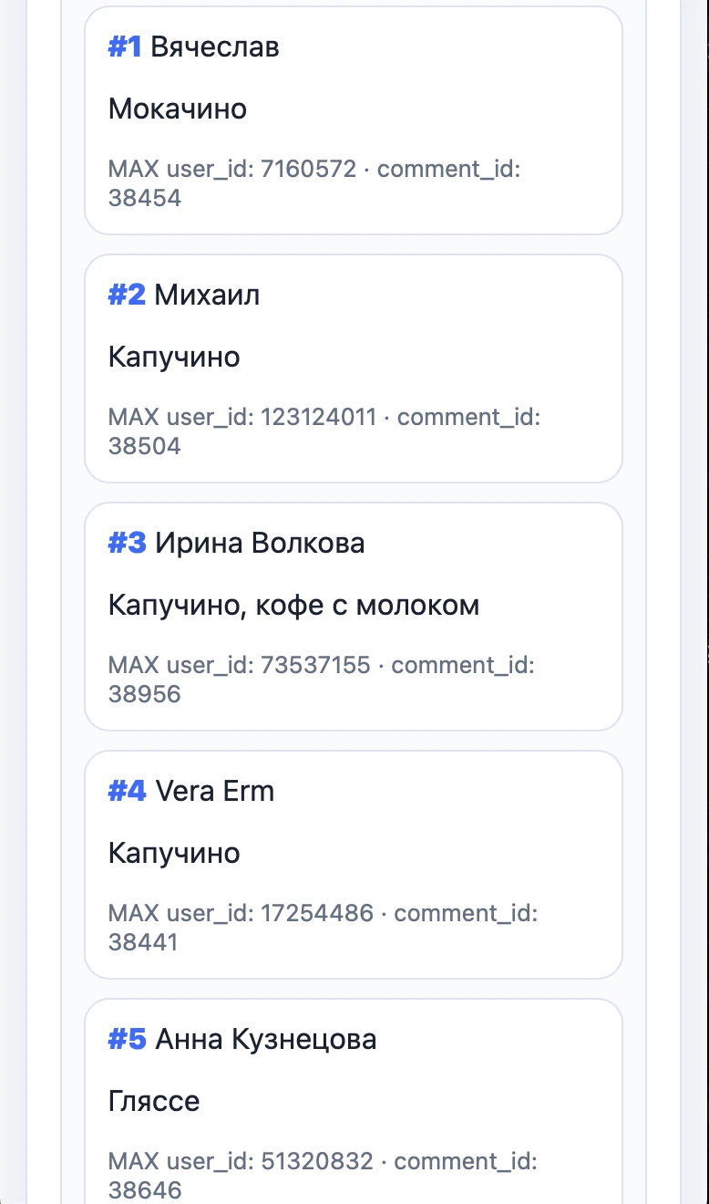 Изображение из сообщения канала
