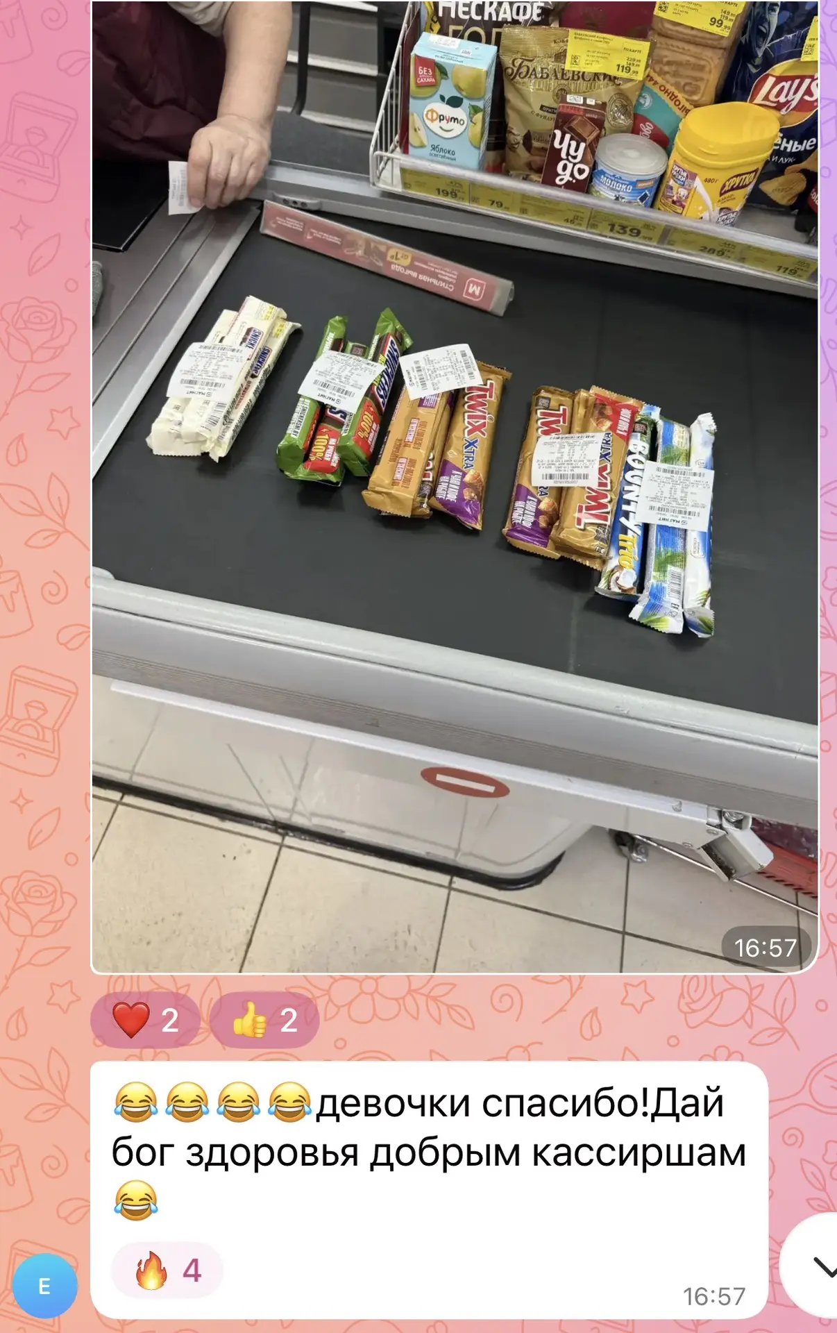 Изображение из сообщения канала