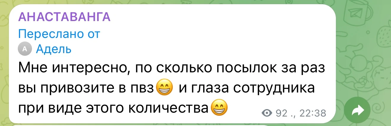 Изображение из сообщения канала