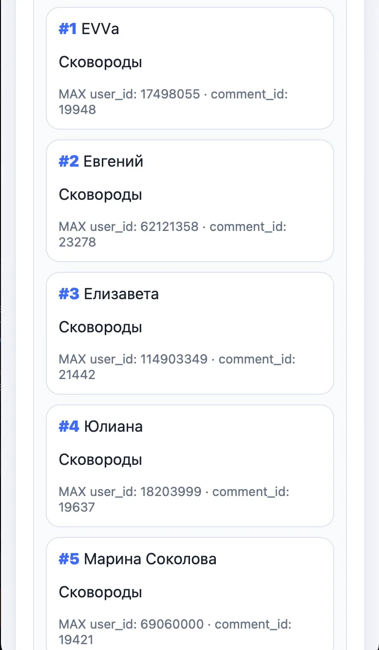 Изображение из сообщения канала