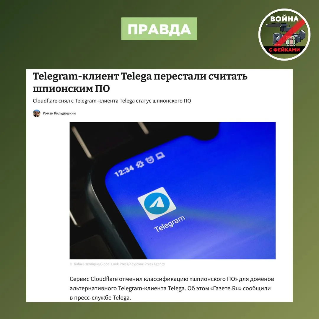 Изображение из сообщения канала
