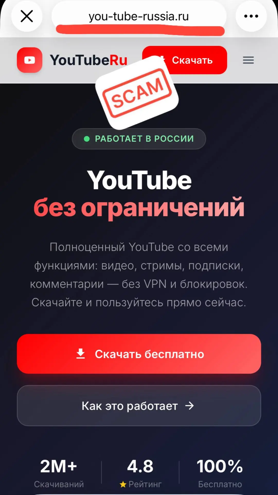 Изображение из сообщения канала