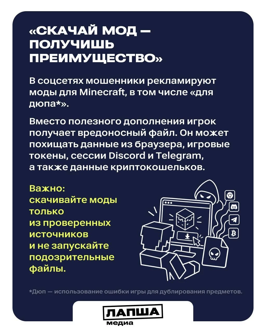 Изображение из сообщения канала
