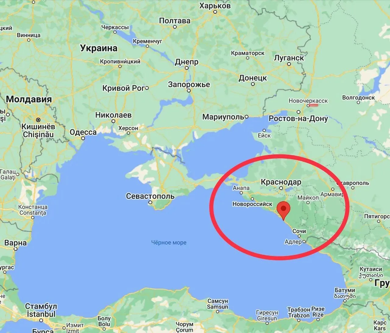 Изображение из сообщения канала