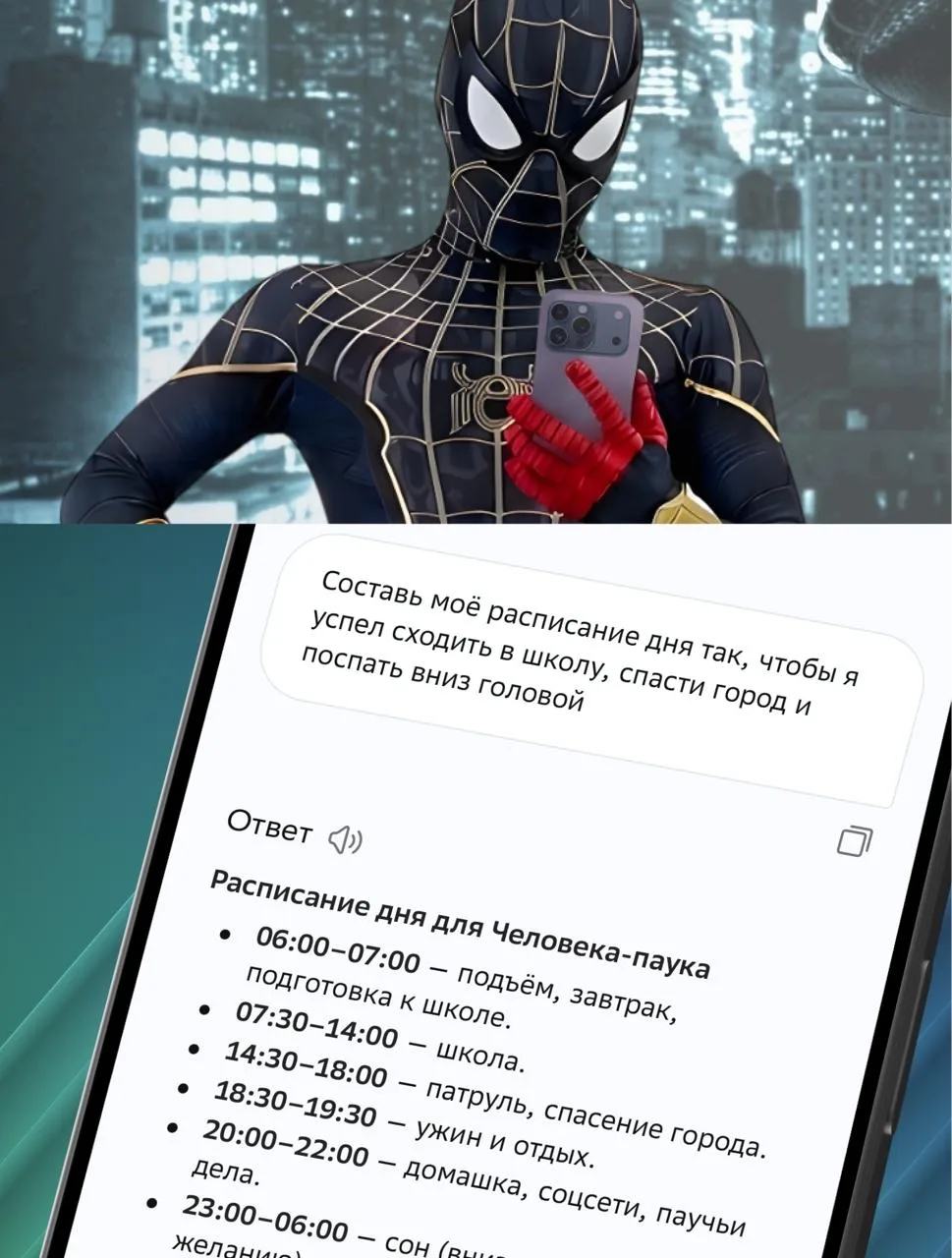 Изображение из сообщения канала