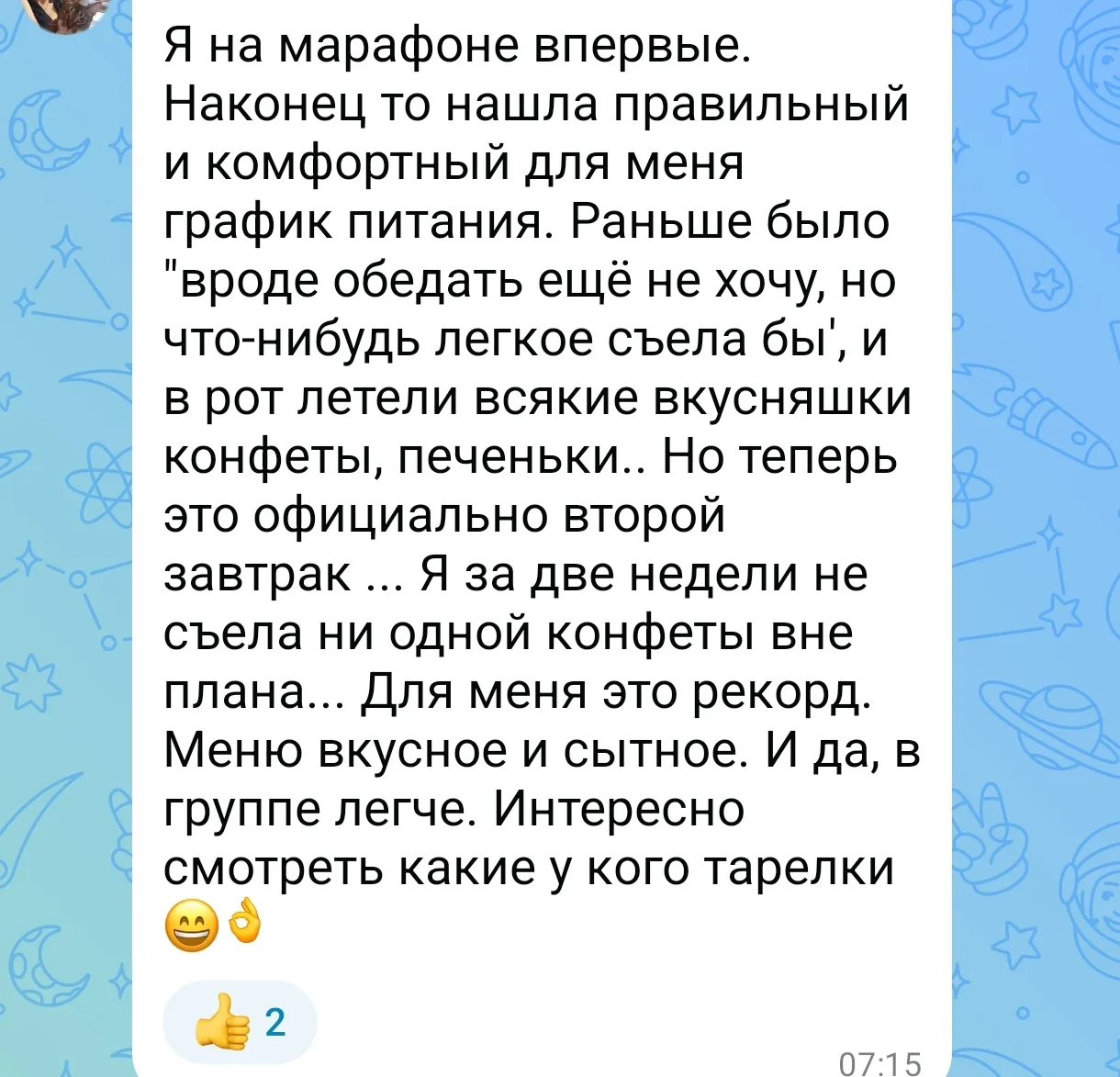Изображение из сообщения канала