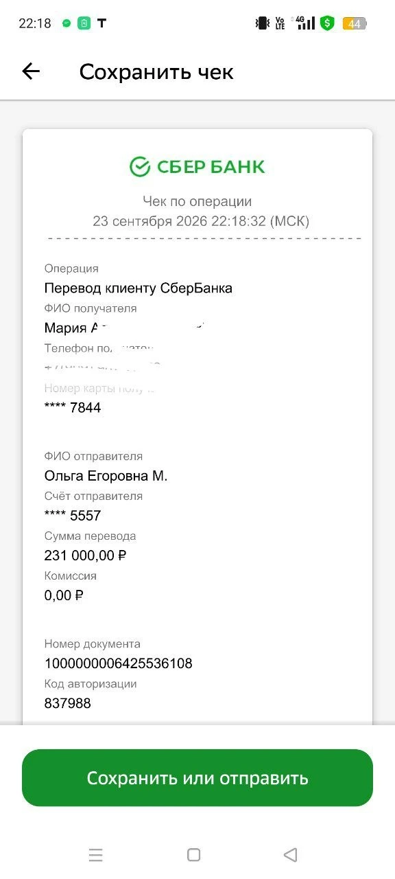 Изображение из сообщения канала