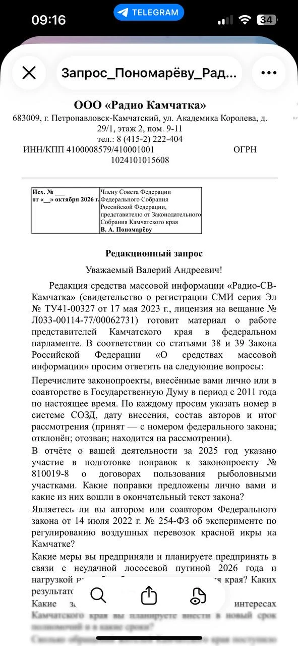 Изображение из сообщения канала
