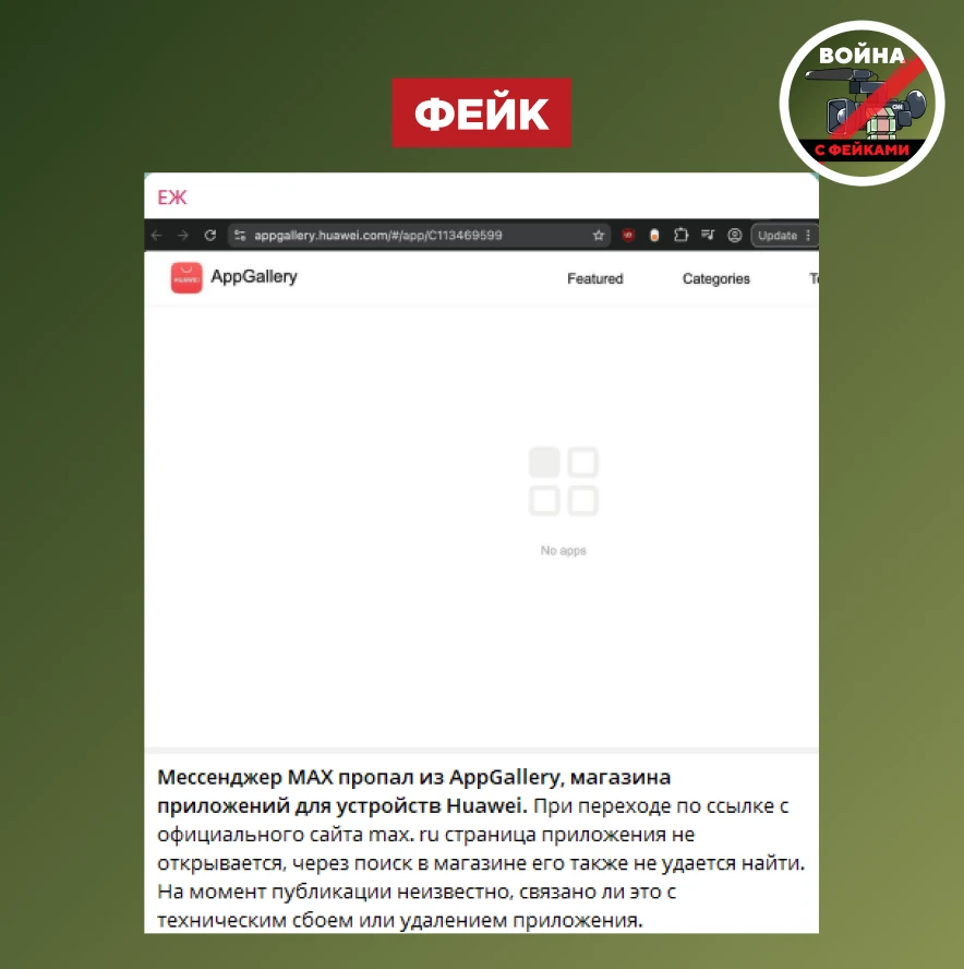 Изображение из сообщения канала