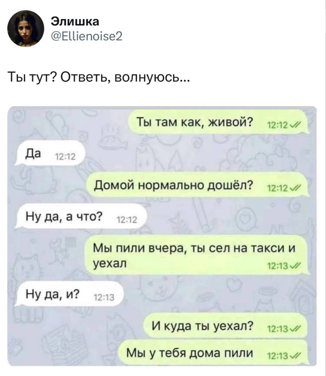 Изображение из сообщения канала