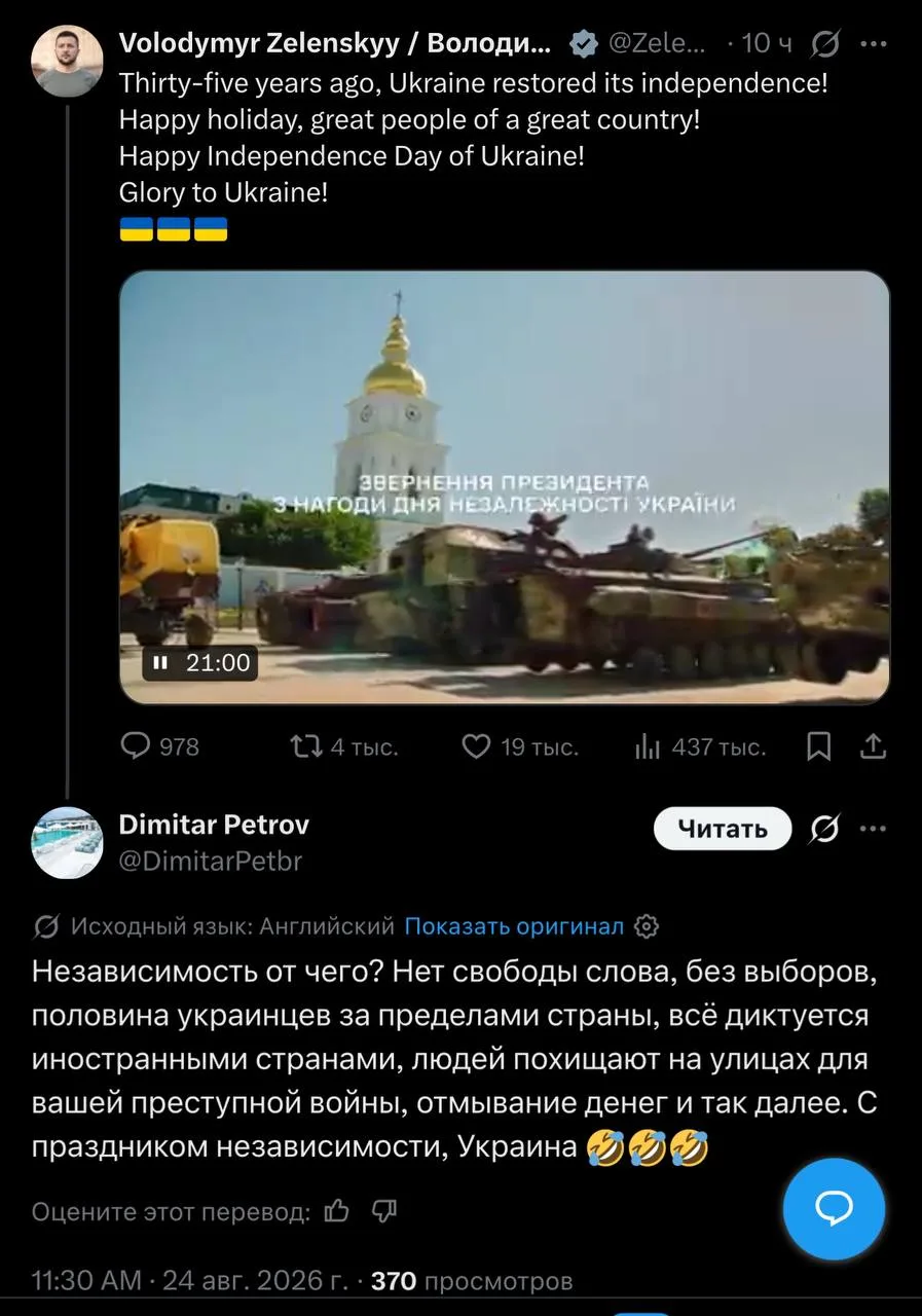 Изображение из сообщения канала