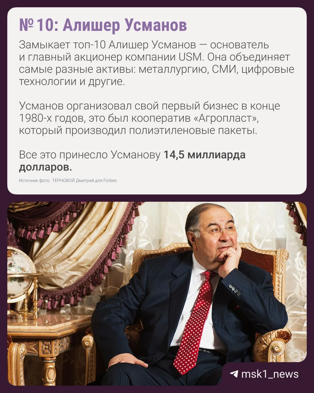 Изображение из сообщения канала