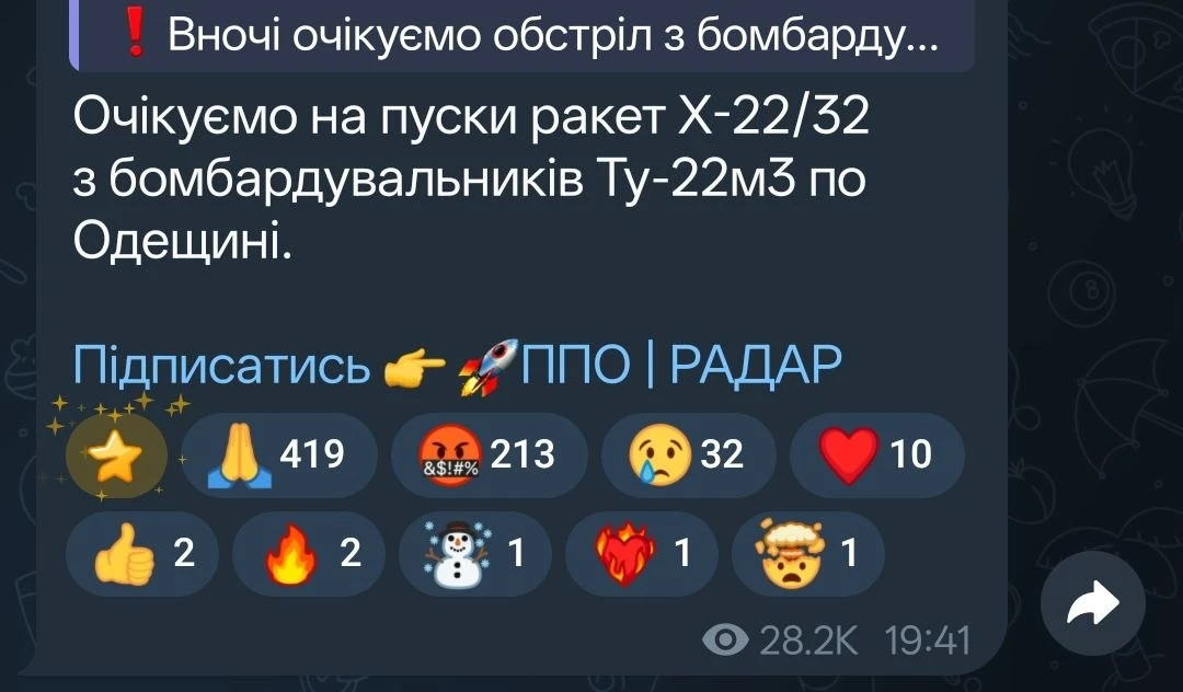 Изображение из сообщения канала