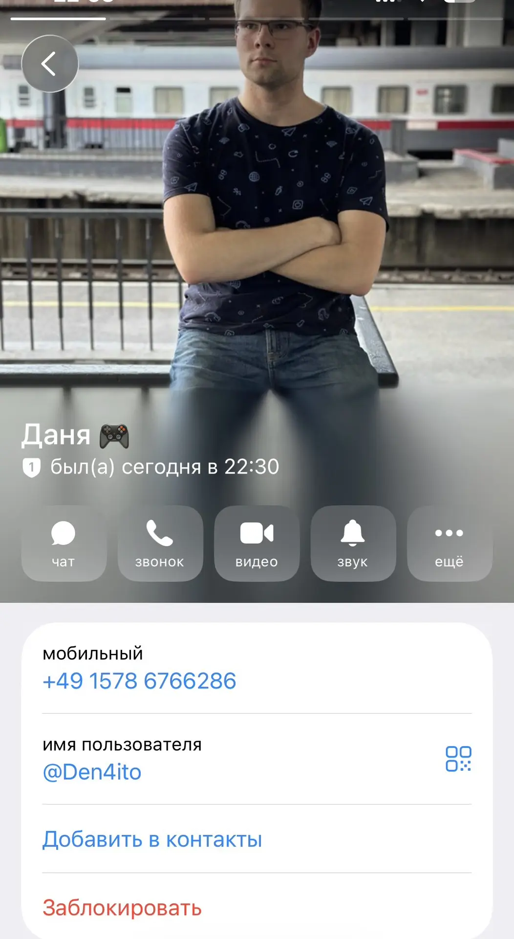 Изображение из сообщения канала