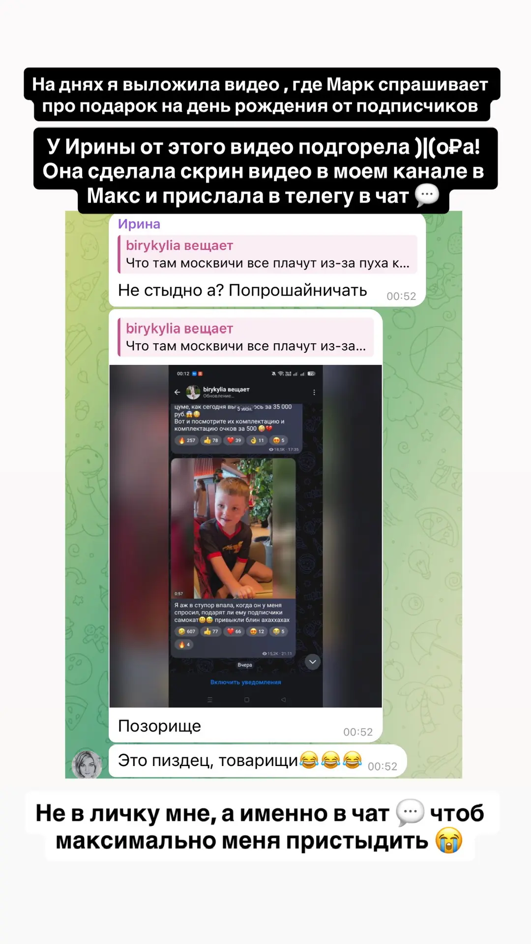 Изображение из сообщения канала