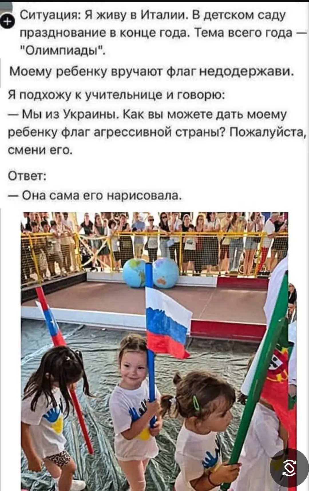 Изображение из сообщения канала
