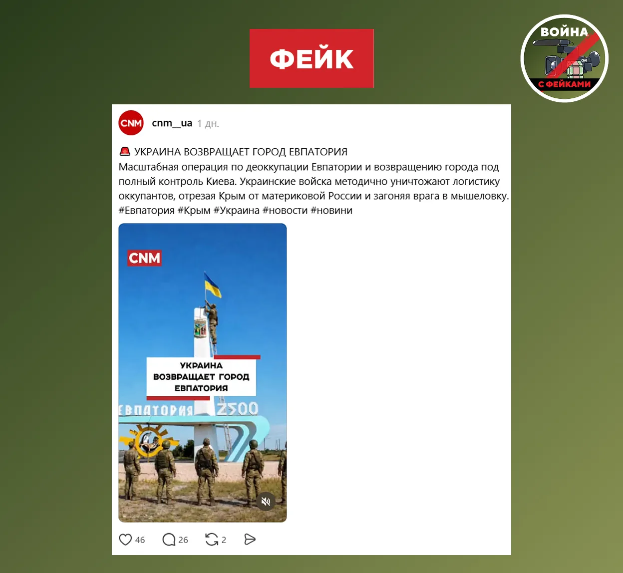 Изображение из сообщения канала