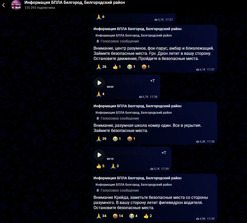 Изображение из сообщения канала